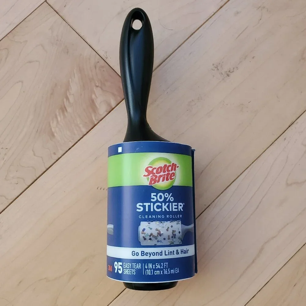 Scotch-Brite Lint Roller 50% Stickier 95 Easy Tear Sheets